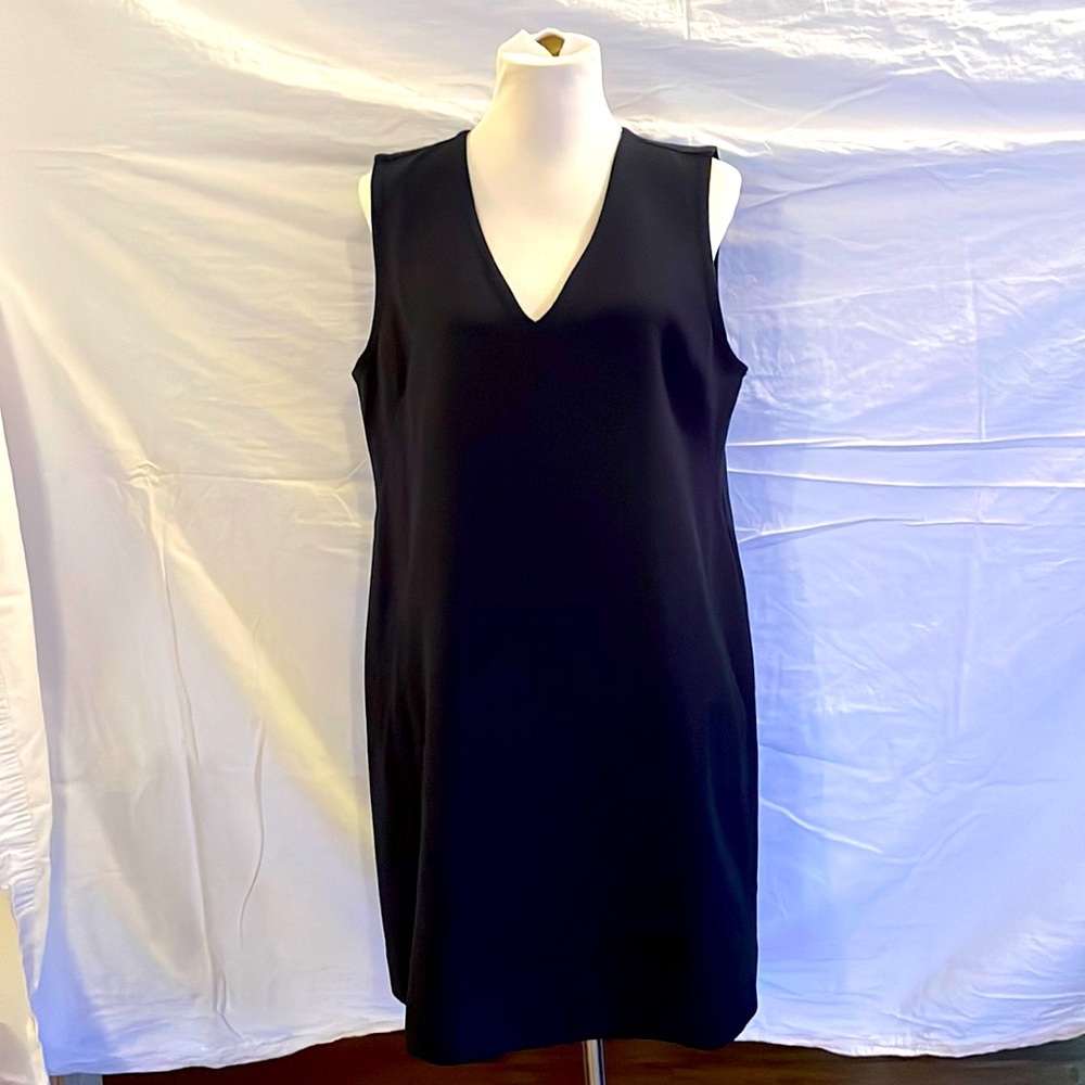 V-neck Shift Dress.